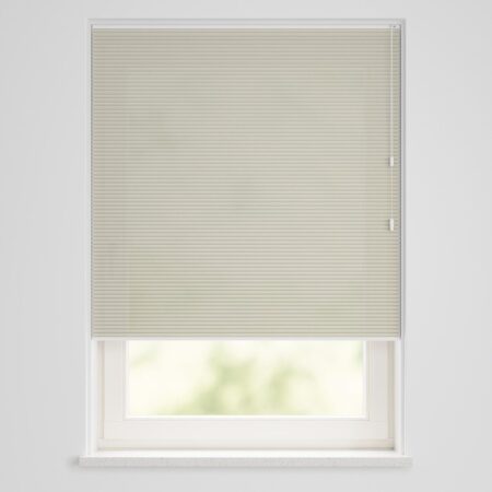 HEMA Plissé dubbel lichtdoorlatend uni crème (creme) | HEMA