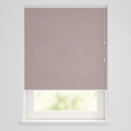 HEMA Plissé dubbel lichtdoorlatend uni oudroze (oudroze) | HEMA