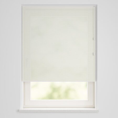 HEMA Plissé dubbel lichtdoorlatend uni wit (wit) | HEMA