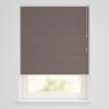 HEMA Plissé dubbel verduisterend uni-meekleurende achterkant bruin (bruin) | HEMA