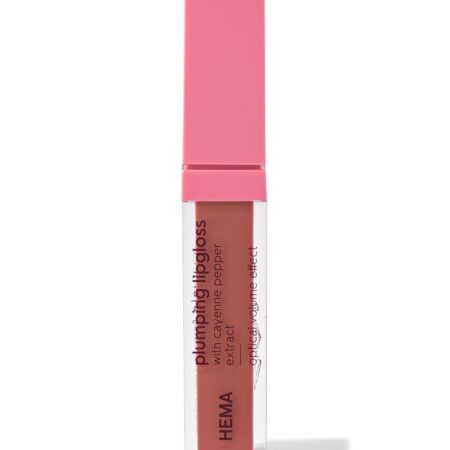 Plumping lipgloss roze (bruin)