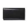 HEMA Portemonnee met flap leer zwart n | HEMA