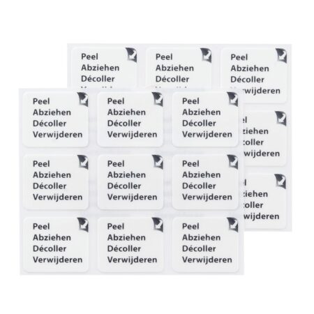 HEMA Poster tabs - 21x25mm - 18 stuks (wit) | HEMA