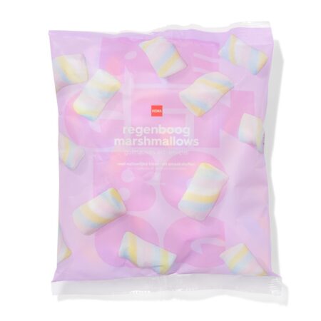 HEMA Regenboog marshmallows 200g | HEMA