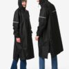 Regenponcho voor volwassen lichtgewicht waterdicht zwart