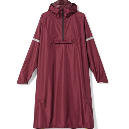 HEMA Regenponcho voor volwassenen Puck donkerrood (donkerrood) | HEMA