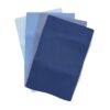 HEMA Reparatiestof 19x12cm denim blauw - 4 stuks (denim) | HEMA