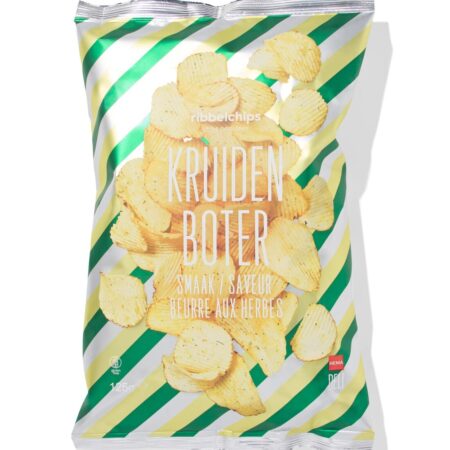 HEMA Ribbelchips kruidenboter 125g | HEMA