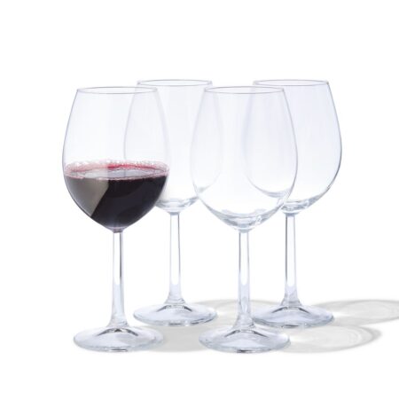 HEMA Rodewijnglazen 430ml - 4 stuks (transparant) | HEMA