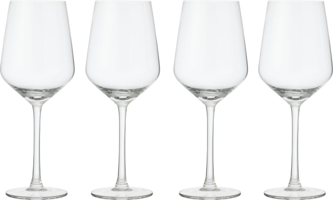 HEMA Rodewijnglazen 490ml - 4 stuks (transparant) | HEMA