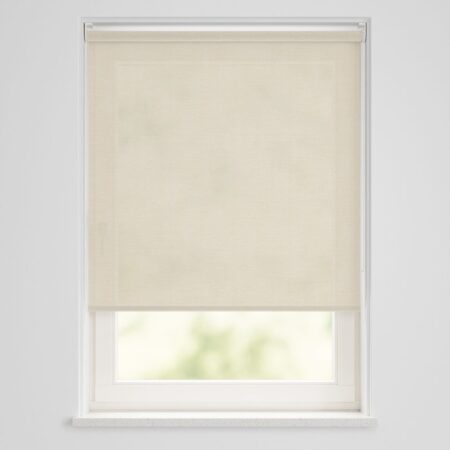 HEMA Rolgordijn lichtdoorlatend geweven crème (creme) | HEMA
