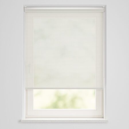 HEMA Rolgordijn lichtdoorlatend uni wit (wit) | HEMA