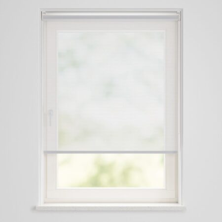 HEMA Rolgordijn lichtdoorlatend wit (wit) | HEMA
