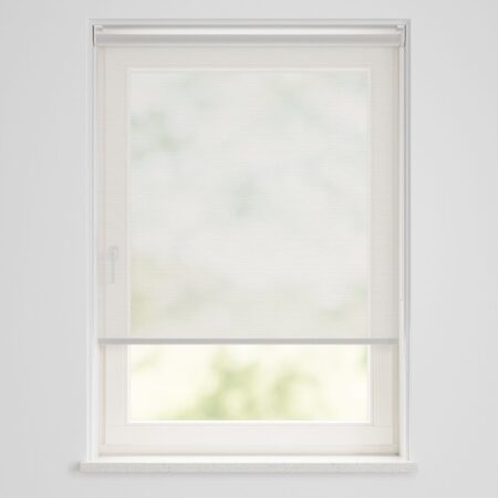 HEMA Rolgordijn transparant structuur wit (wit) | HEMA