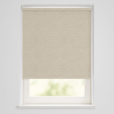 HEMA Rolgordijn verduisterend fijn geweven beige (beige) | HEMA