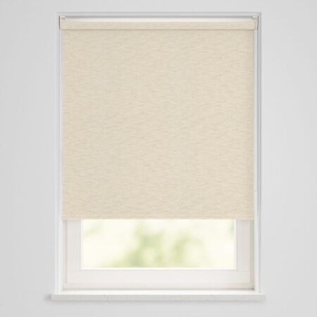 HEMA Rolgordijn verduisterend structuur glans crème (creme) | HEMA