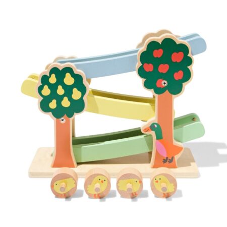 HEMA Rollerbaan met kuikentjes hout | HEMA