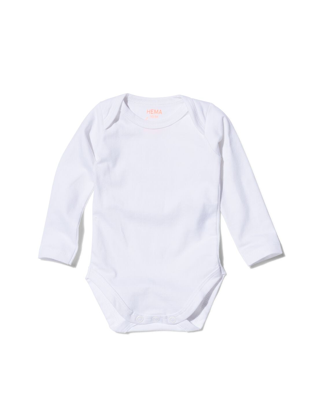 HEMA Romper organic katoen stretch - 2 stuks wit | HEMA