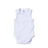 HEMA Romper organic katoen stretch mouwloos - 2 stuks wit | HEMA