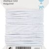 Rond elastiek 10m wit