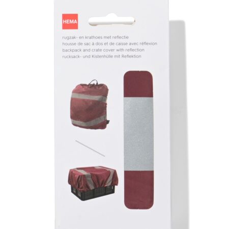 HEMA Rugzak- en krathoes regenhoes 45x40cm bordeauxrood (bordeauxrood) | HEMA