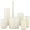HEMA Rustieke kaarsen wit (wit) | HEMA