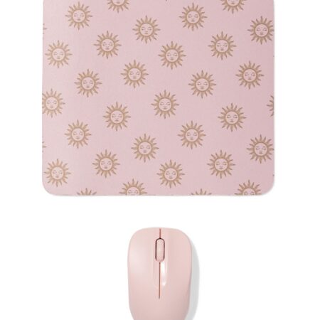 HEMA Sassy me draadloze muis en muismat (oudroze) | HEMA