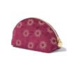 HEMA Sassy me etui 19x9x10cm velvet zonnen (bordeauxrood) | HEMA