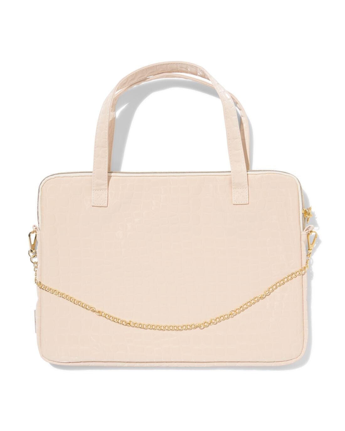 HEMA Sassy me laptoptas 34.5x25x2cm kunstleer (gebroken wit) | HEMA