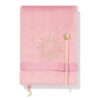 HEMA Sassy me notitieboek A5 gelinieerd pen (oudroze) | HEMA