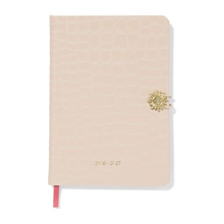 HEMA Sassy me schoolagenda 2026-2027 15.3x21.6cm kunstleer krokodil | HEMA