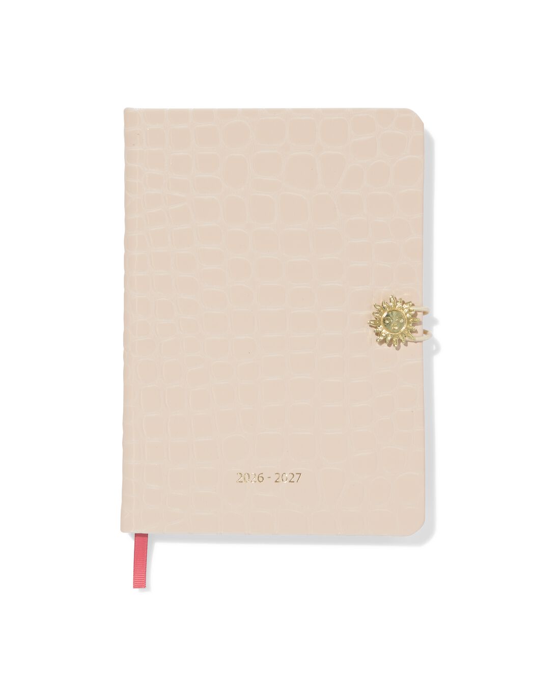 HEMA Sassy me schoolagenda 2026-2027 15.3x21.6cm kunstleer krokodil | HEMA