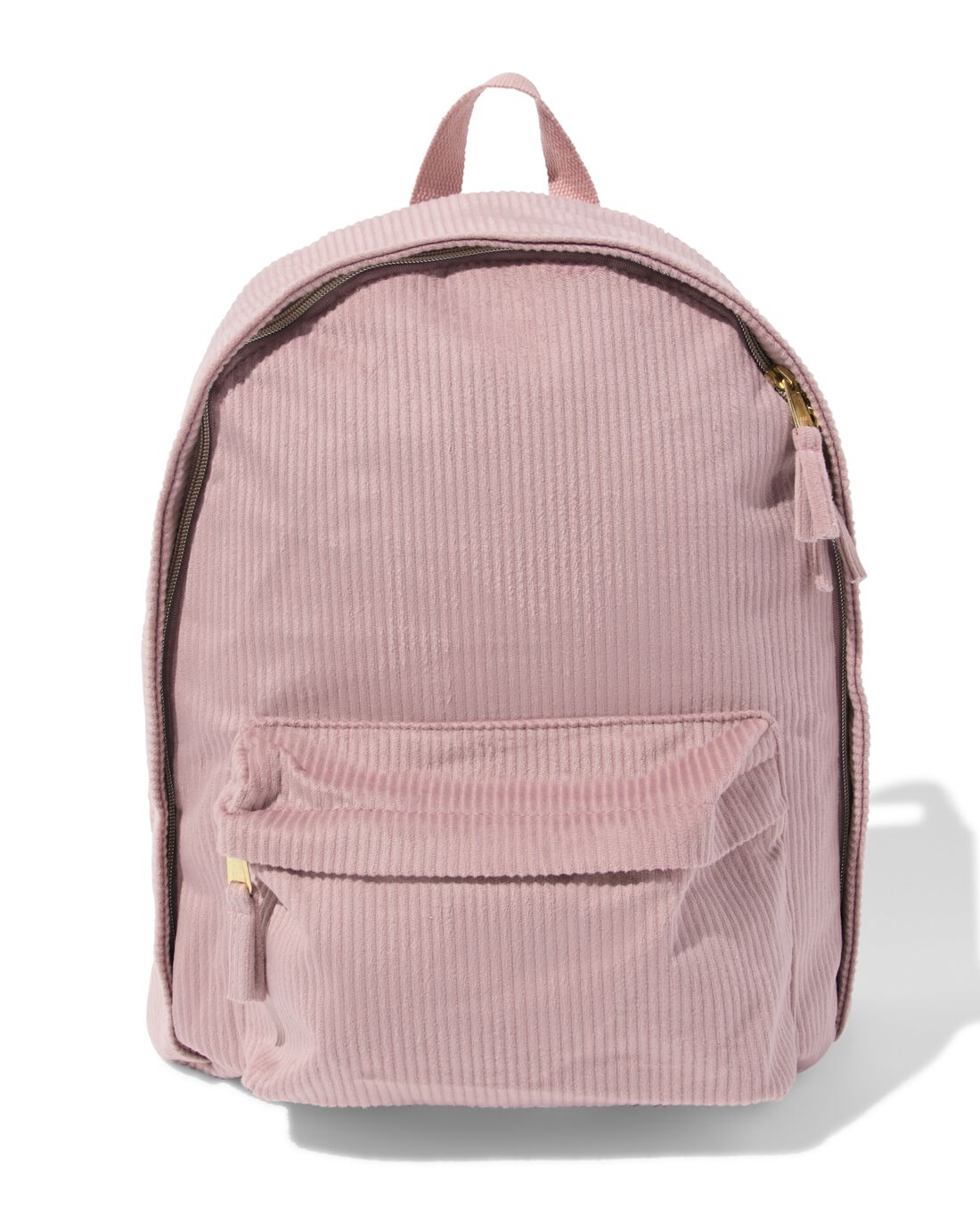 HEMA Sassy me schooltas 40x30x10cm rib roze (oudroze) | HEMA