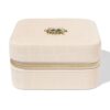 HEMA Sassy me sieradendoos 10x10x5.5cm kunstleer (gebroken wit) | HEMA