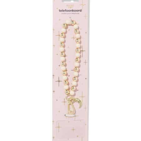 HEMA Sassy me telefoonkoord armband 30cm kralen (goud) | HEMA
