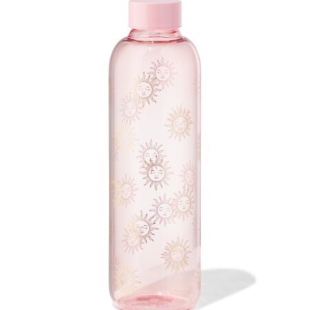 HEMA Sassy me waterfles 750ml zonnetjes (oudroze) | HEMA