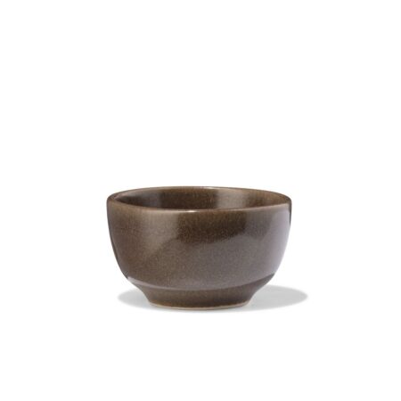 HEMA Schaaltje Ø7cm Puur aardewerk donkerbruin (donkerbruin) | HEMA