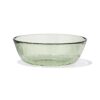 Schaaltje ⌀14.5cm glas gehamerd groen