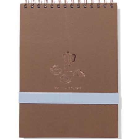 Schetsboek 18.6x25.4cm met penelastiek (bruin)