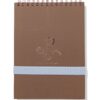 HEMA Schetsboek 18.6x25.4cm met penelastiek (bruin) | HEMA