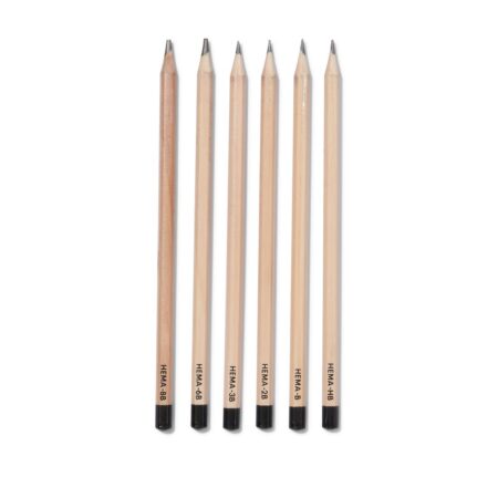 HEMA Schetspotloden HB-B-2B-3B-6B-8B - 6 stuks | HEMA