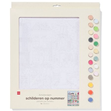 HEMA Schilderen op nummer 30x40cm Amsterdam | HEMA