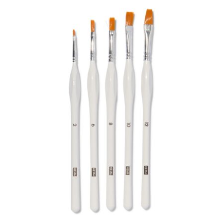 HEMA Schilderpenselen met platte punt - 5 stuks | HEMA