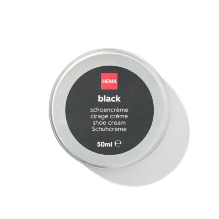 Schoencrème zwart 50ml (zwart)