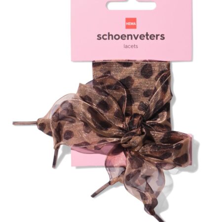 HEMA Schoenveters 120cm panterprint (bruin) | HEMA