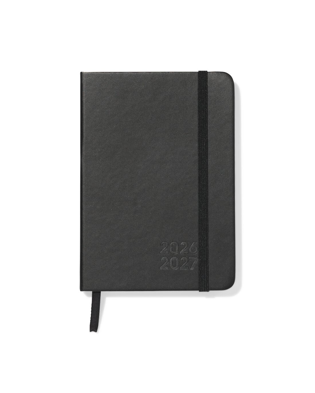 HEMA Schoolagenda 2026-2027 11x15.3cm kunstleer zwart (zwart) | HEMA