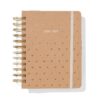 HEMA Schoolagenda 2026-2027 15.4x18.6x3.5cm kraft hartjes | HEMA