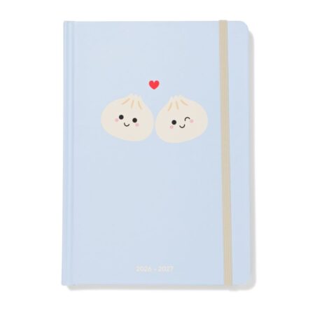 HEMA Schoolagenda 2026-2027 A5 dumpling (blauw) | HEMA