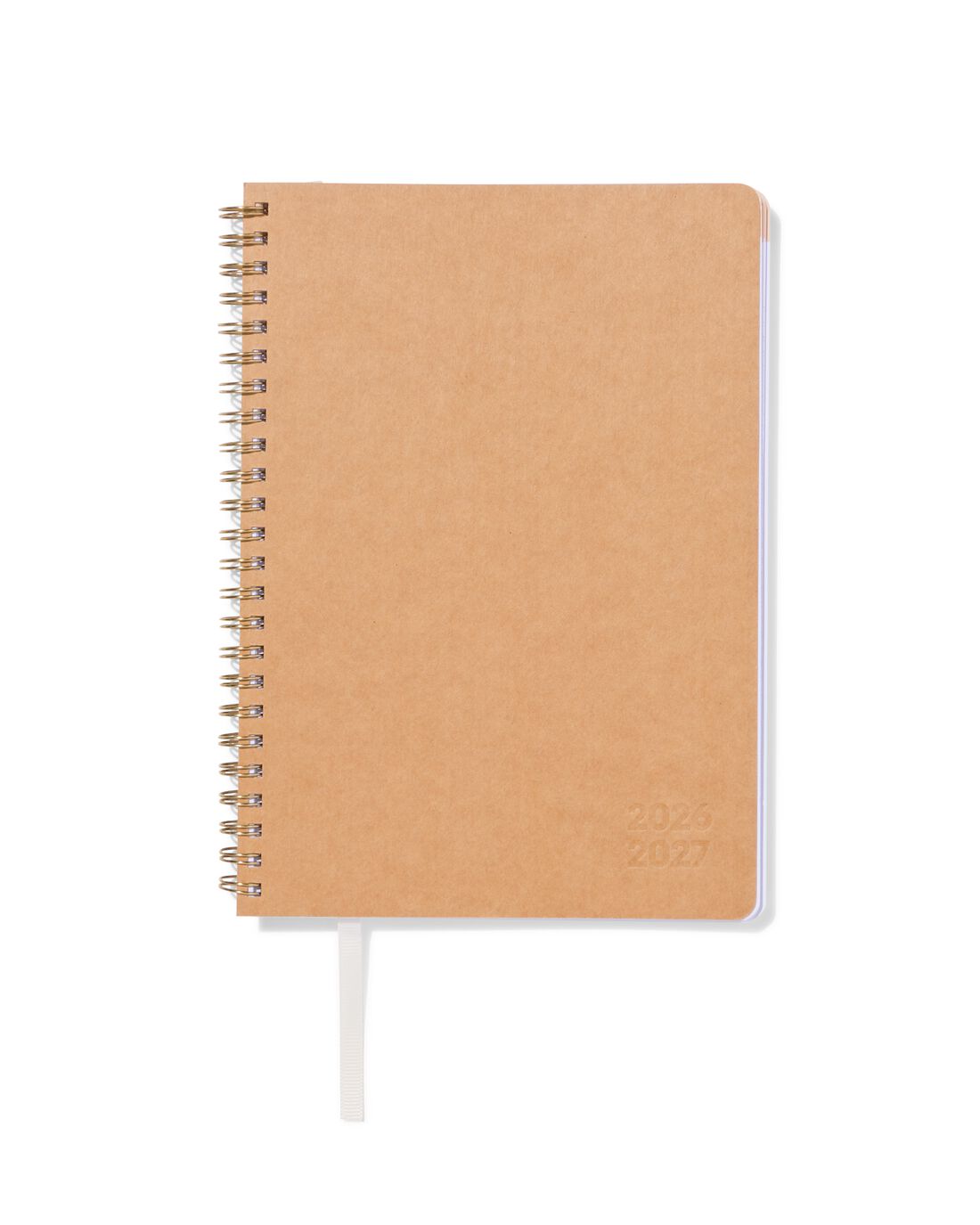 HEMA Schoolagenda 2026-2027 A5 kraft (bruin) | HEMA