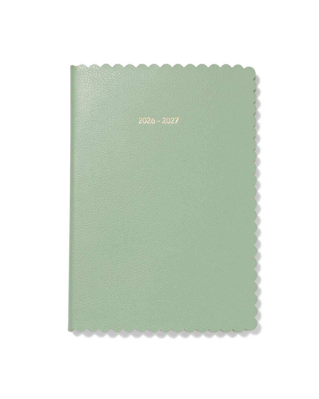 HEMA Schoolagenda 2026-2027 A5 kunstleer groen | HEMA